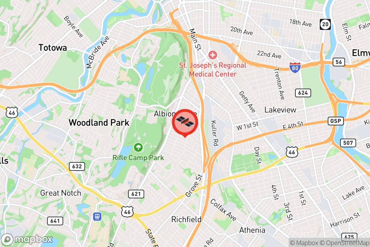 Static map screenshot of the place