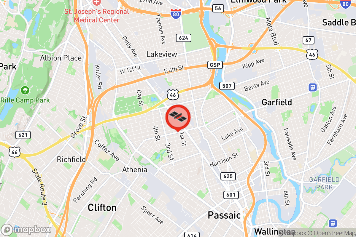 Static map screenshot of the place