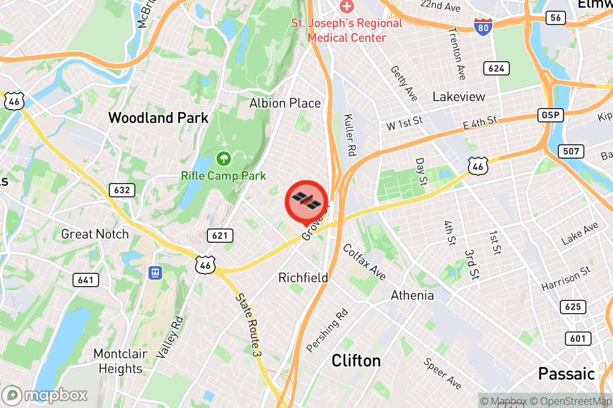 Static map screenshot of the place