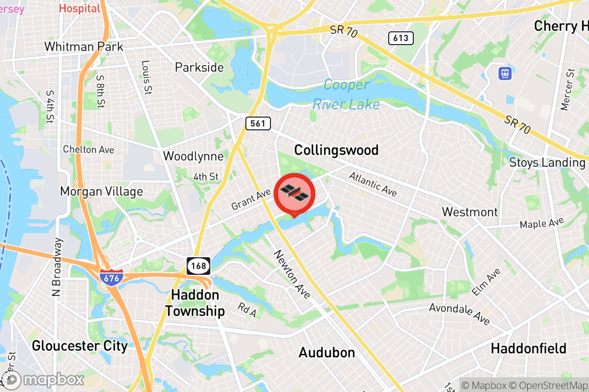 Static map screenshot of the place