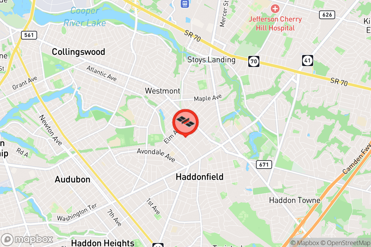 Static map screenshot of the place