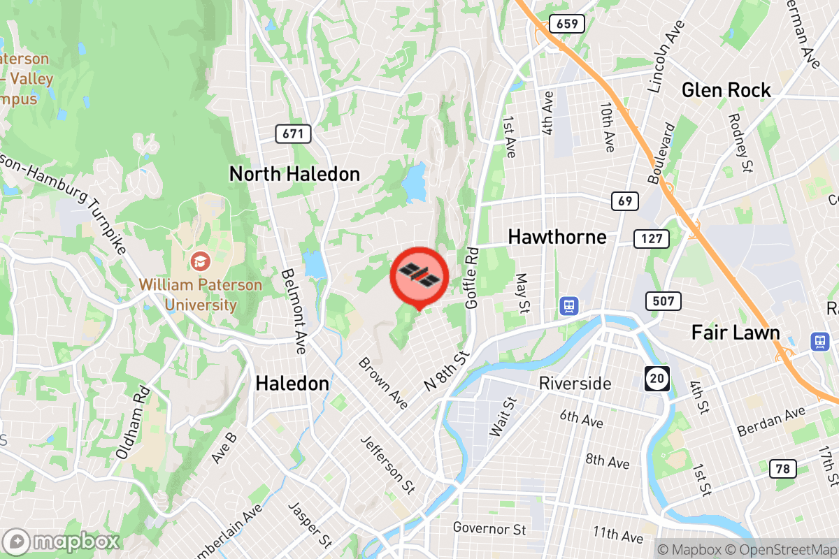 Static map screenshot of the place