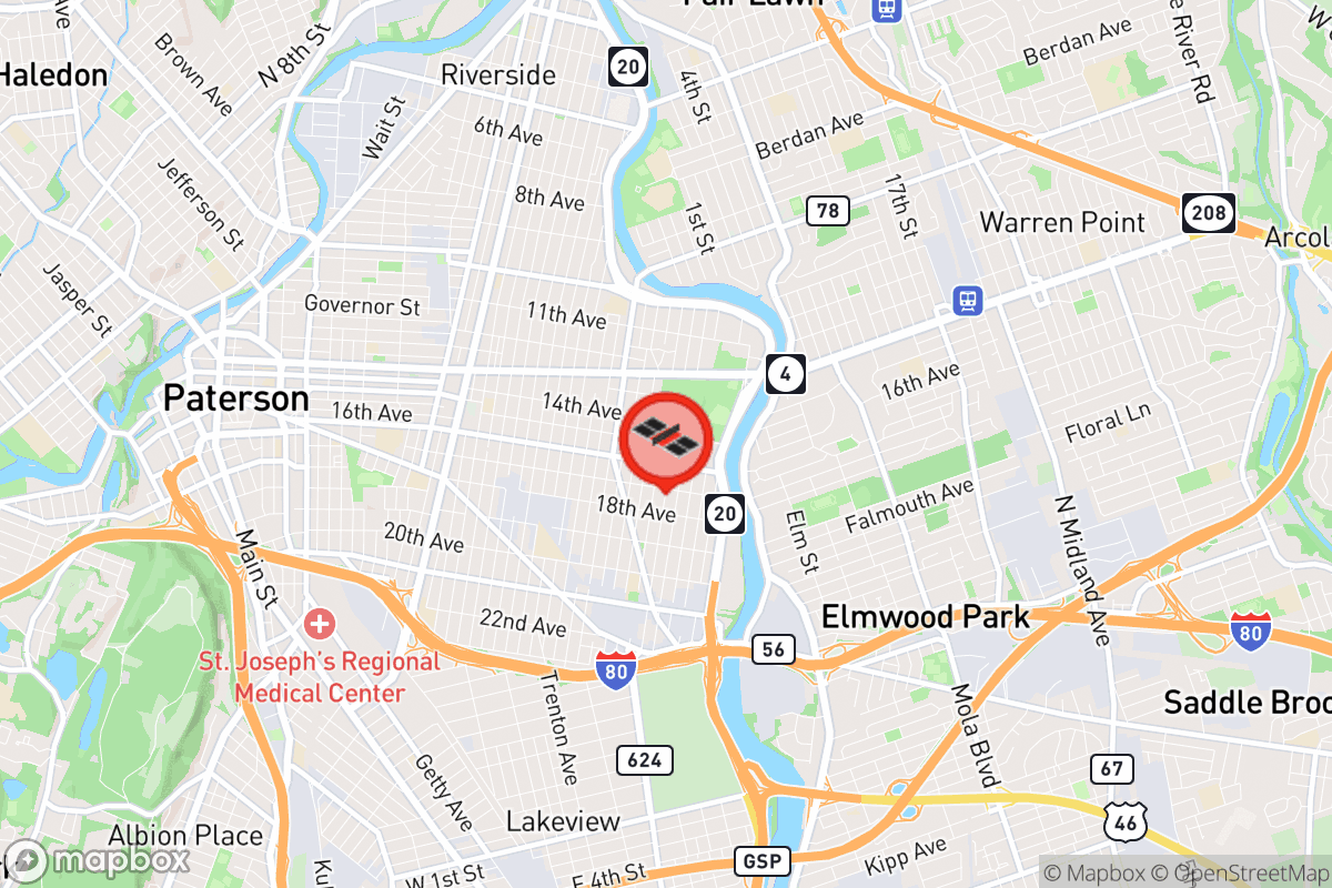 Static map screenshot of the place