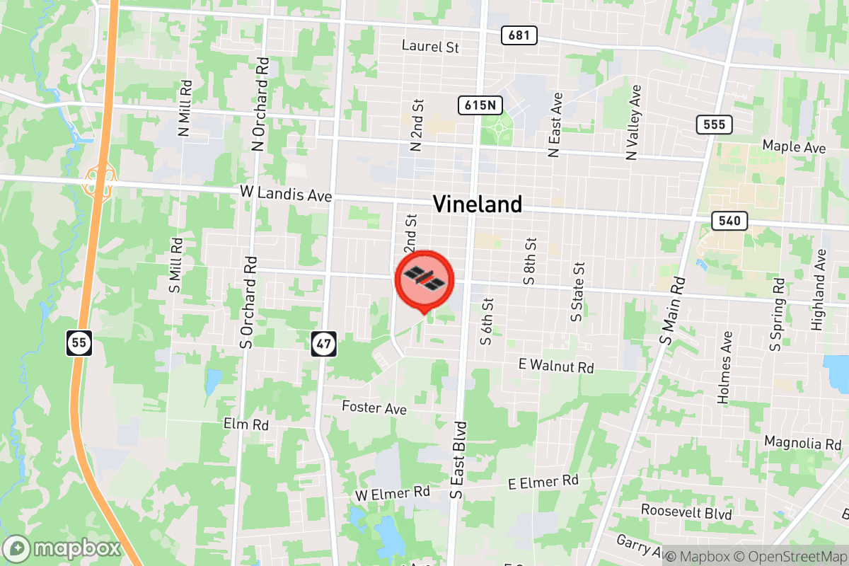 Static map screenshot of the place