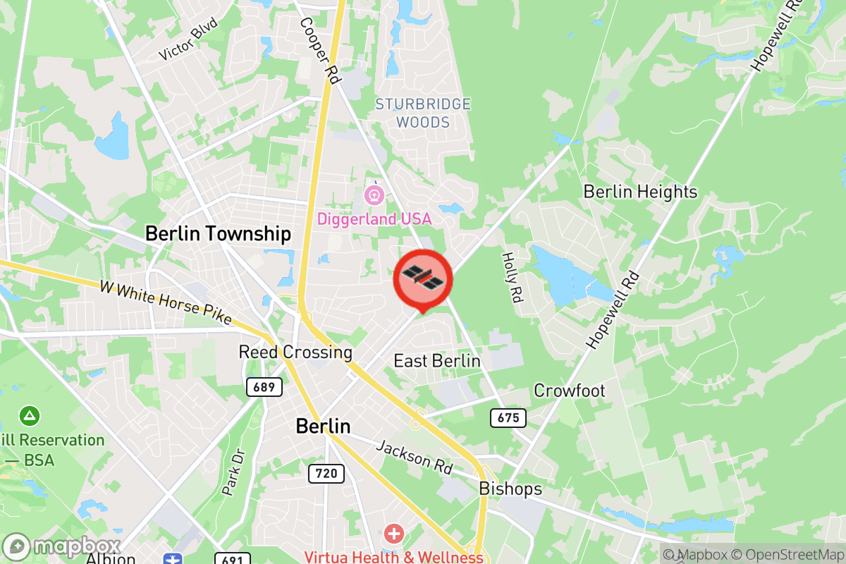 Static map screenshot of the place