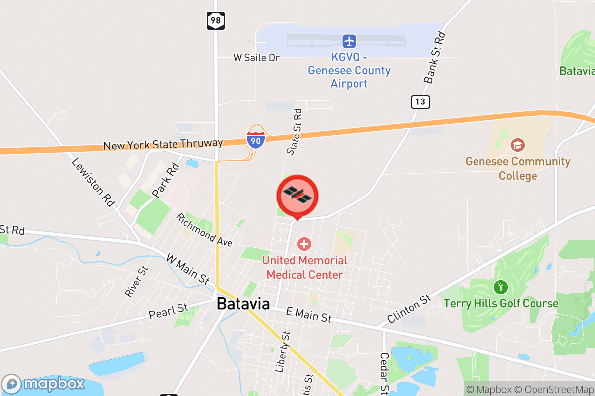 Static map screenshot of the place