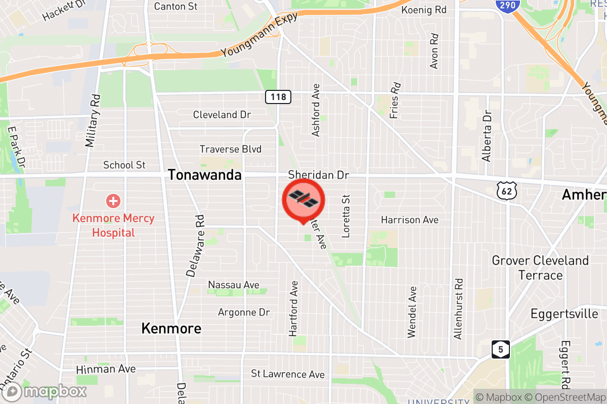 Static map screenshot of the place