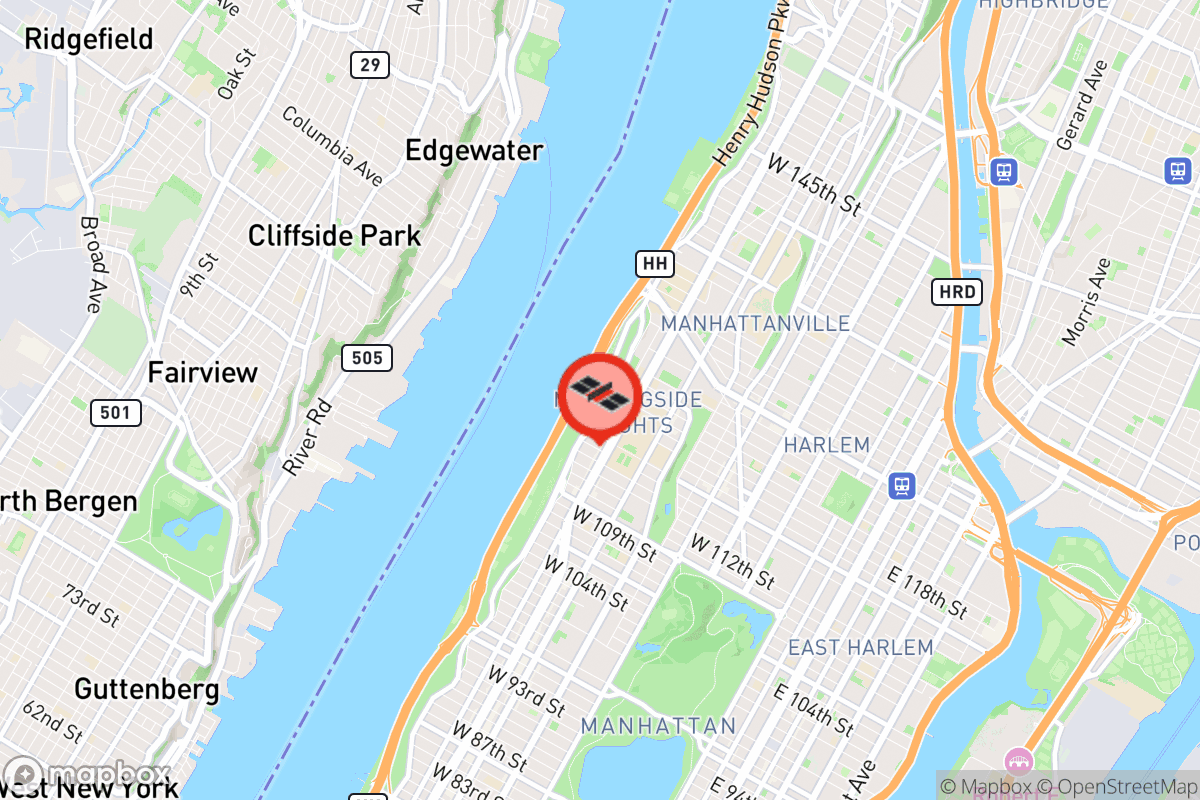 Static map screenshot of the place