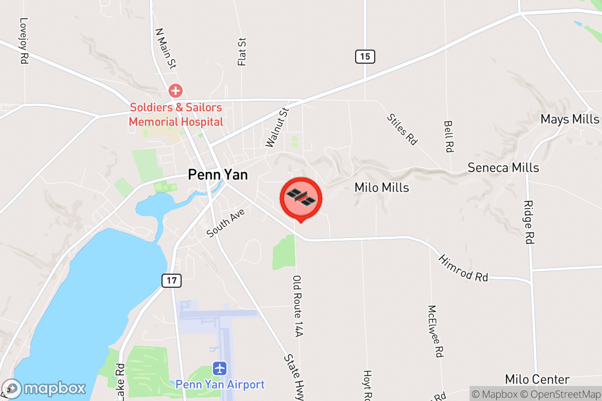 Static map screenshot of the place