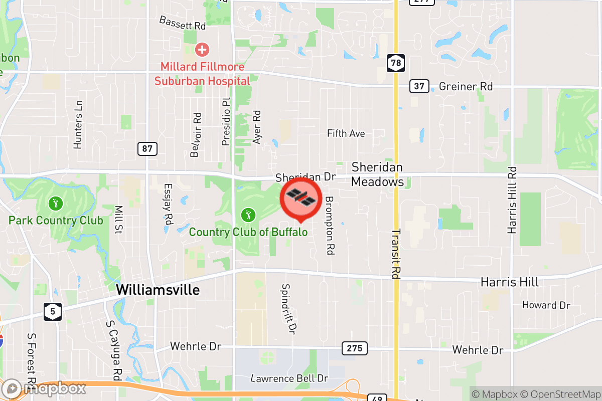 Static map screenshot of the place