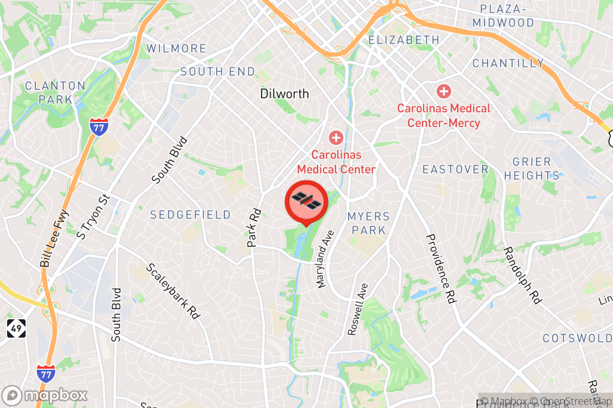 Static map screenshot of the place