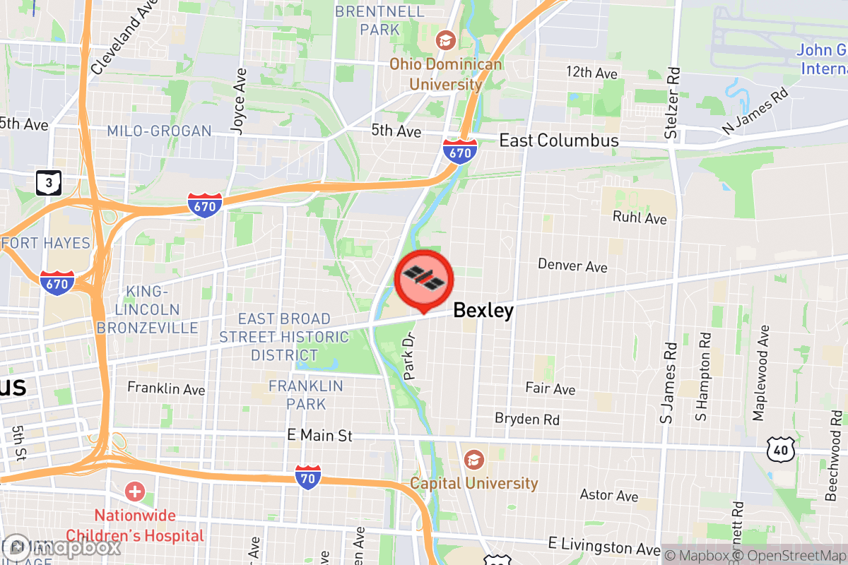 Static map screenshot of the place