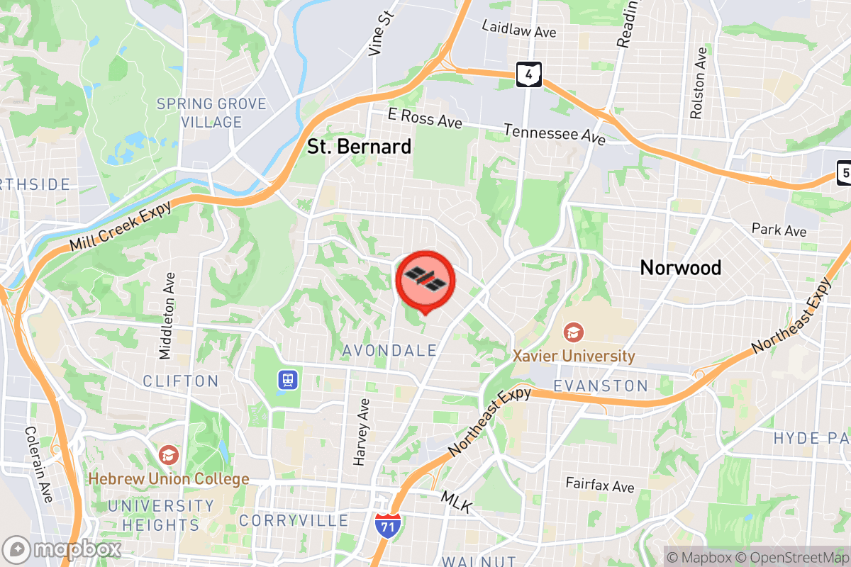 Static map screenshot of the place