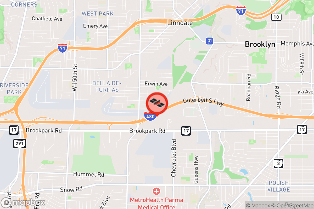 Static map screenshot of the place