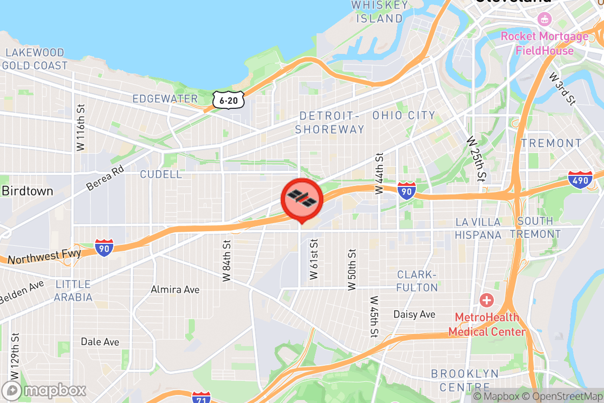 Static map screenshot of the place