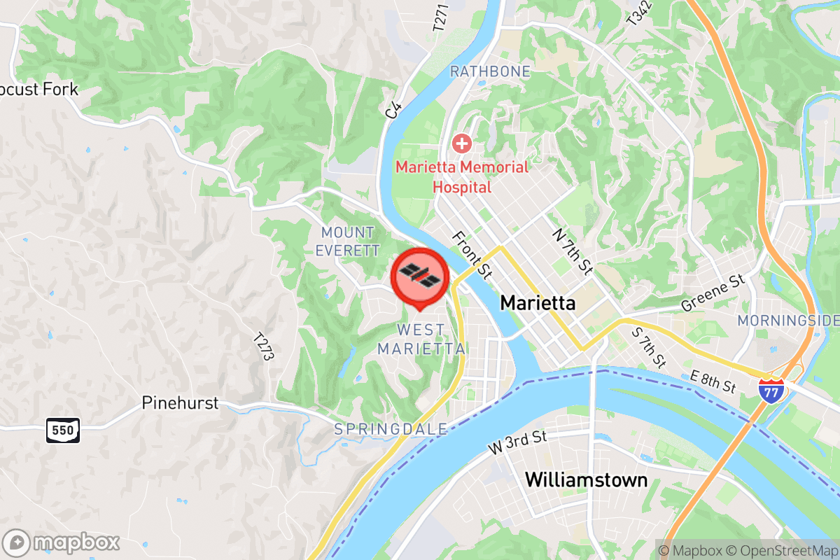 Static map screenshot of the place