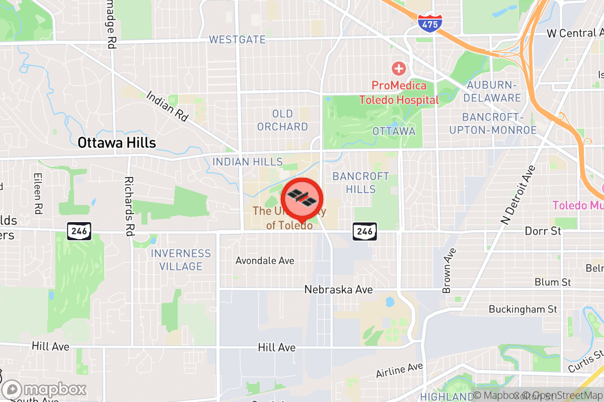 Static map screenshot of the place