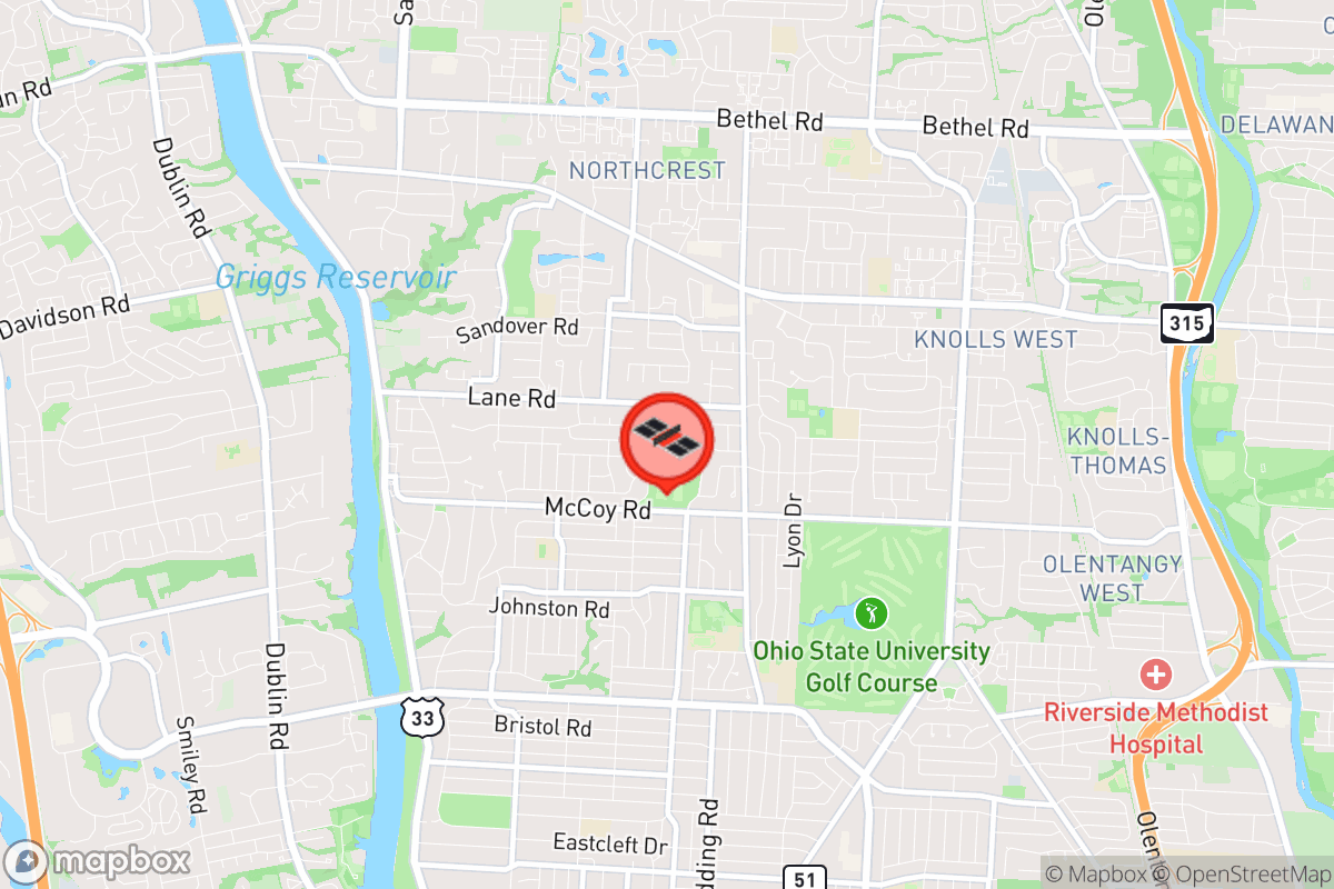 Static map screenshot of the place