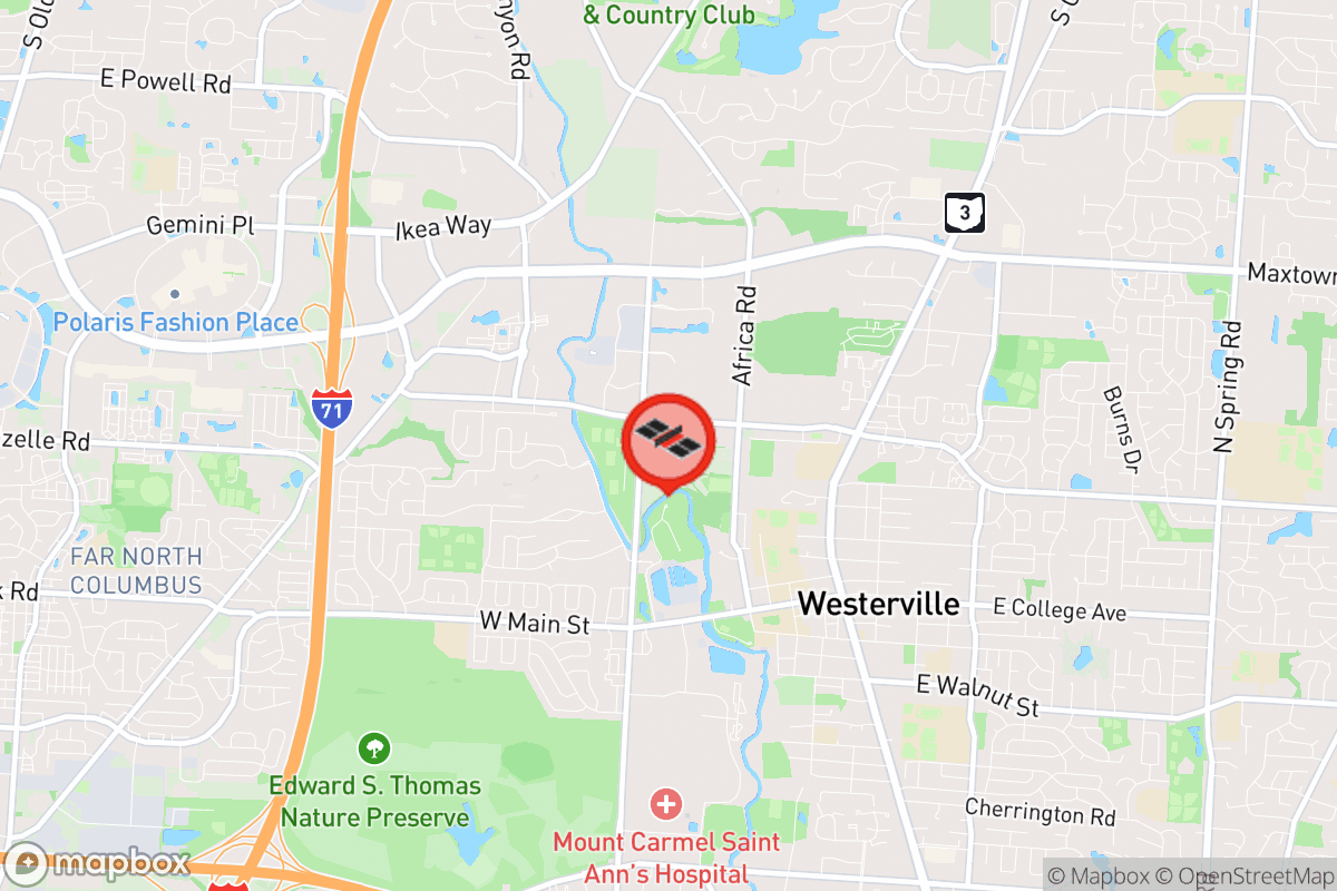 Static map screenshot of the place