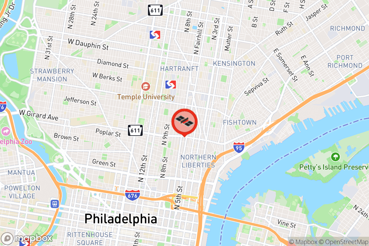 Static map screenshot of the place
