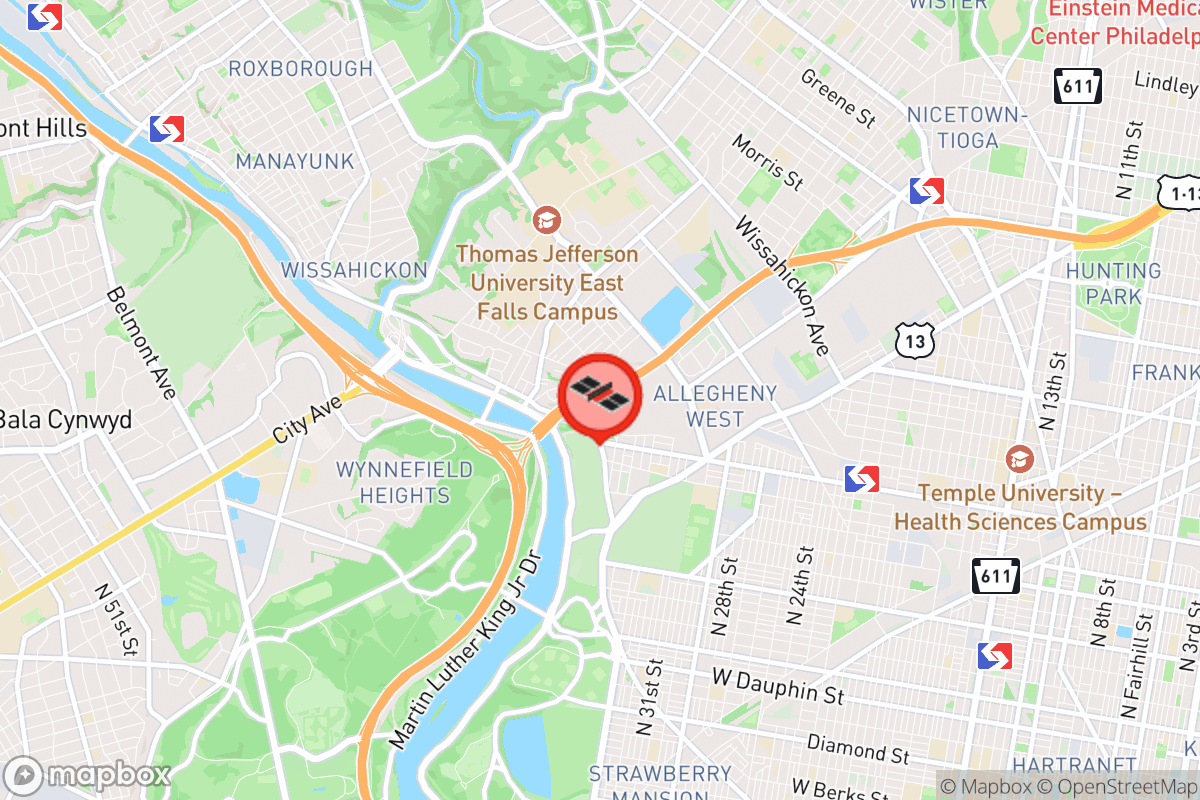 Static map screenshot of the place