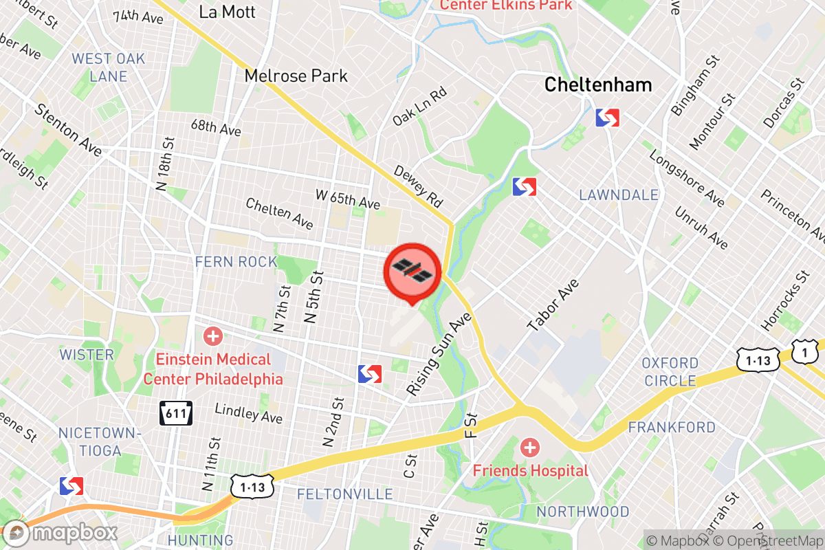 Static map screenshot of the place