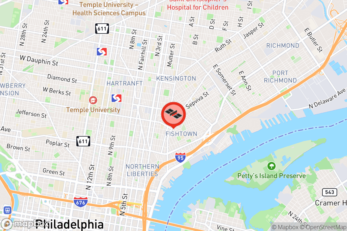 Static map screenshot of the place