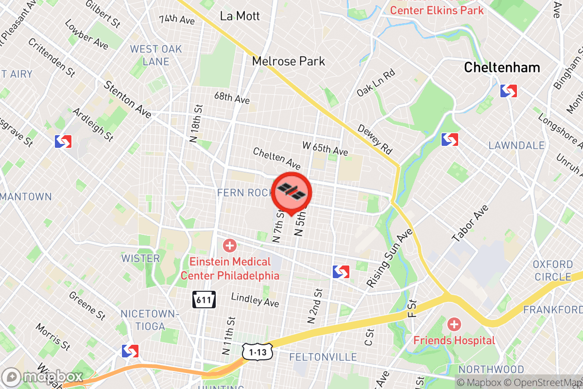 Static map screenshot of the place