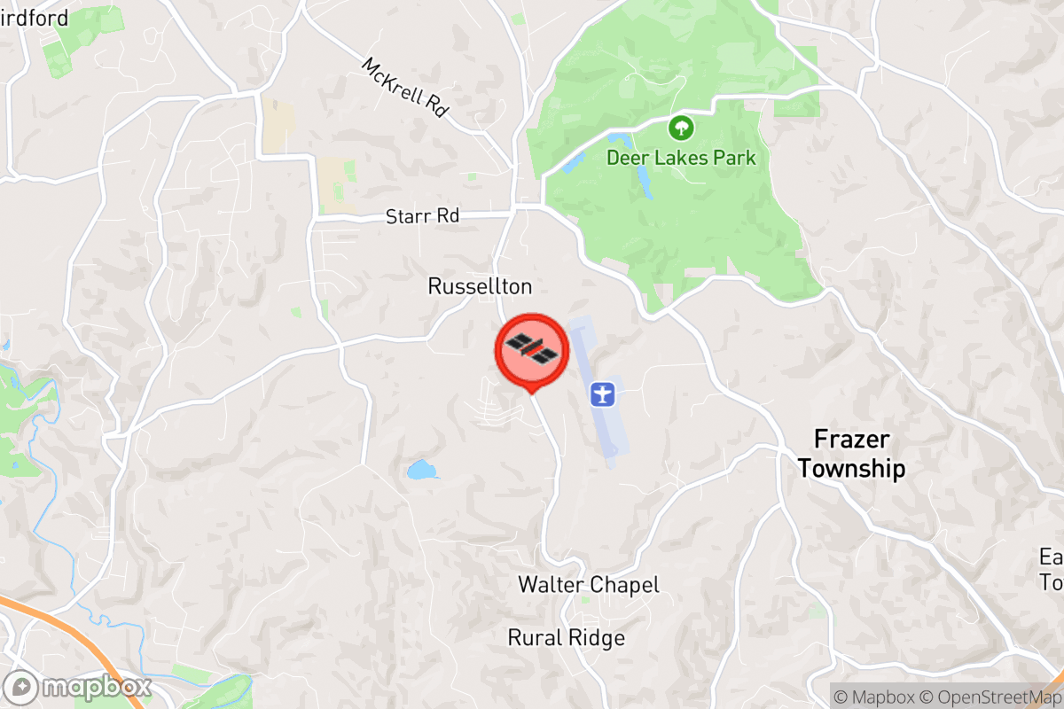 Static map screenshot of the place