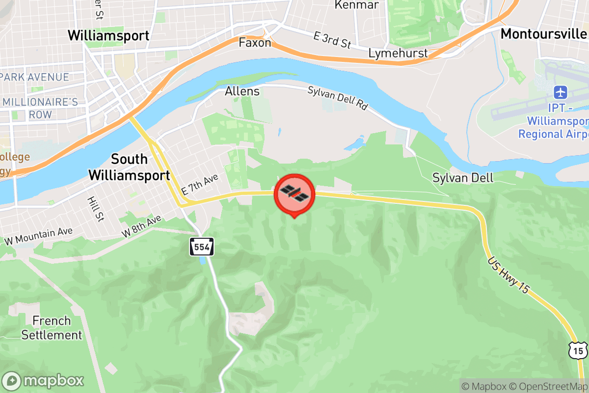 Static map screenshot of the place