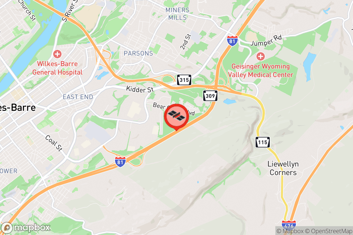 Static map screenshot of the place