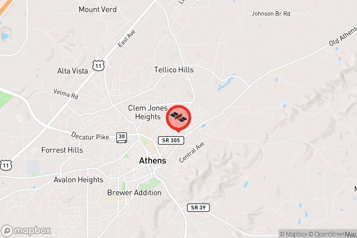 Static map screenshot of the place