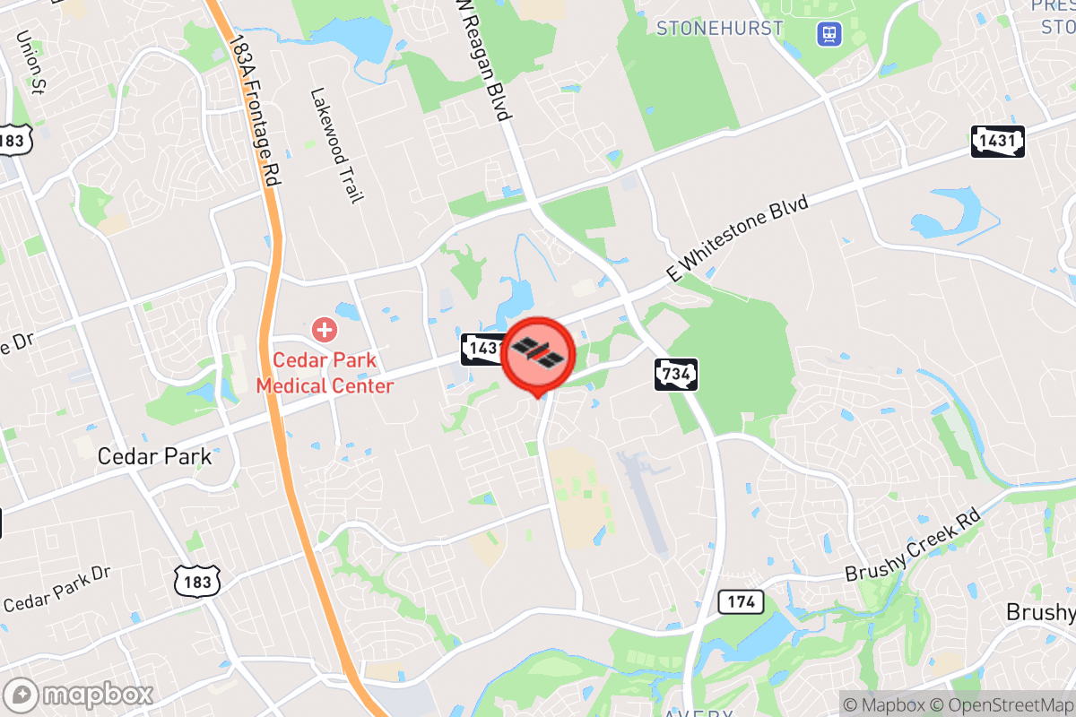 Static map screenshot of the place