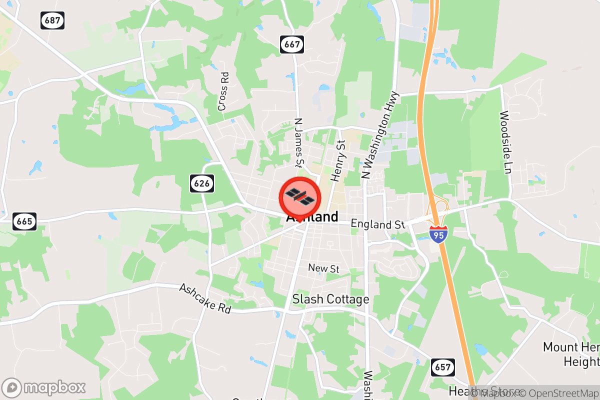 Static map screenshot of the place