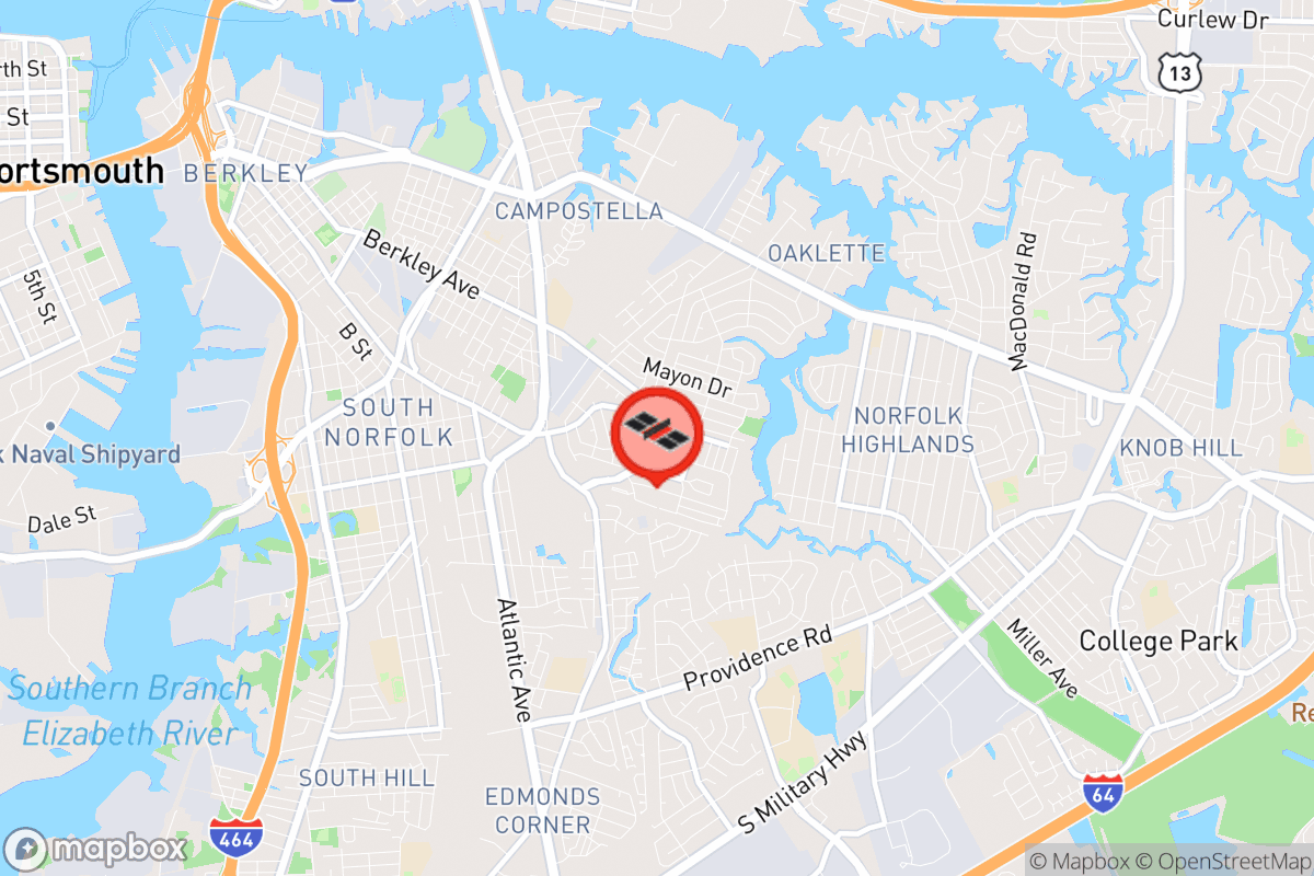 Static map screenshot of the place