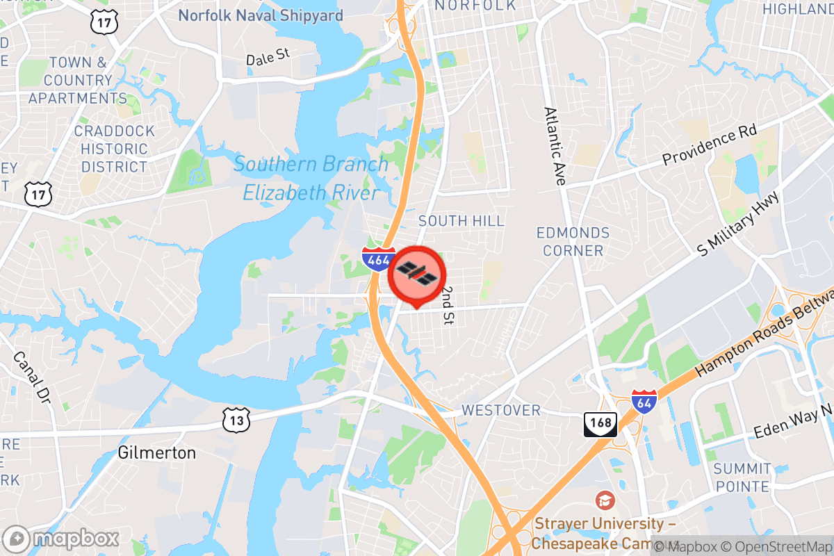 Static map screenshot of the place