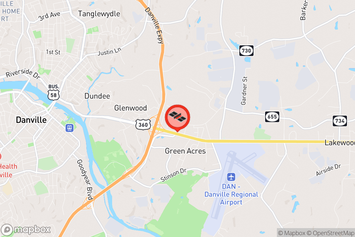 Static map screenshot of the place