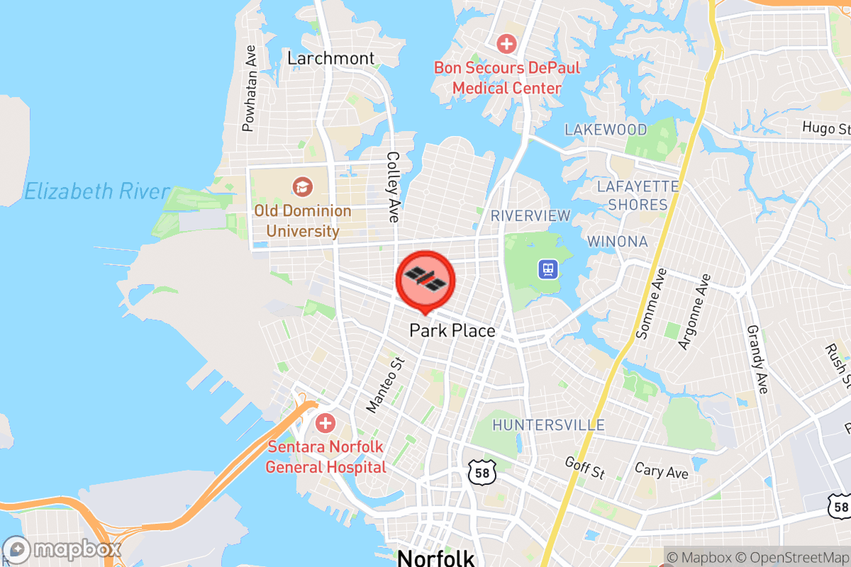 Static map screenshot of the place