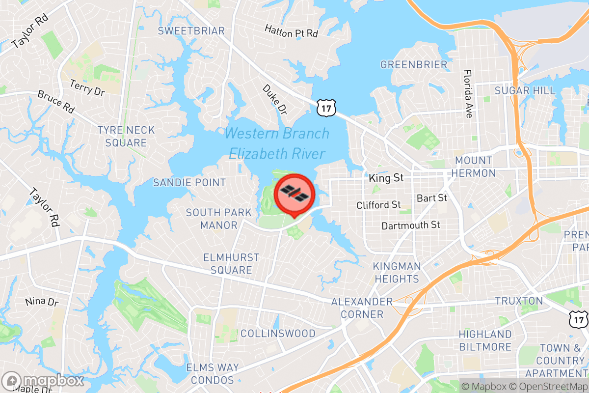 Static map screenshot of the place