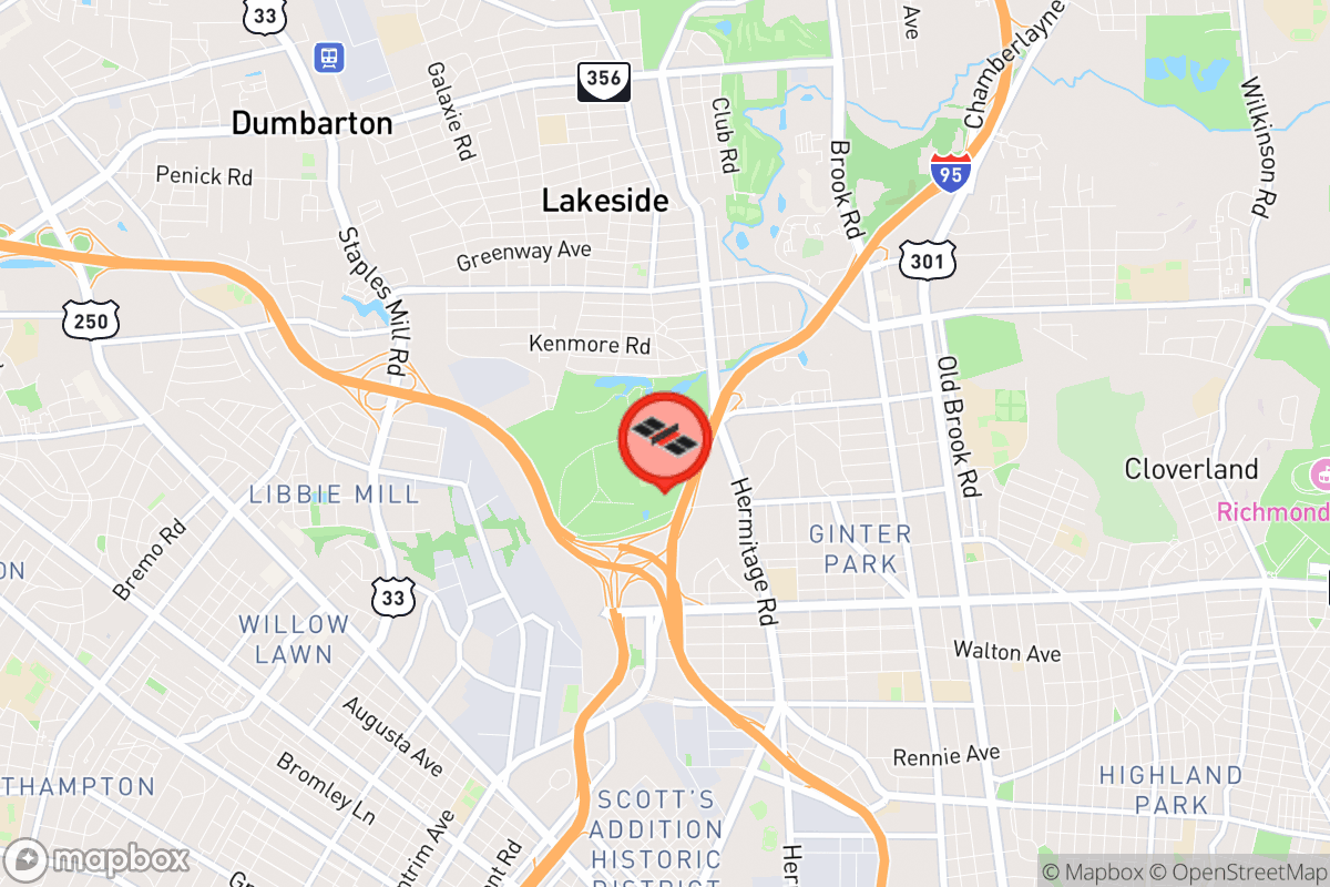 Static map screenshot of the place