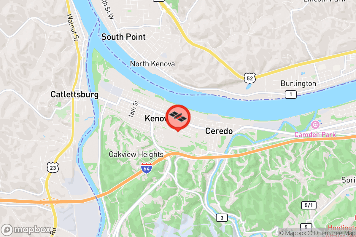 Static map screenshot of the place